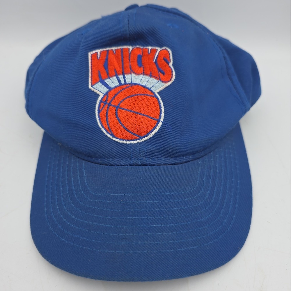 Vintage NBA New York Knicks blue snapback cap Otto